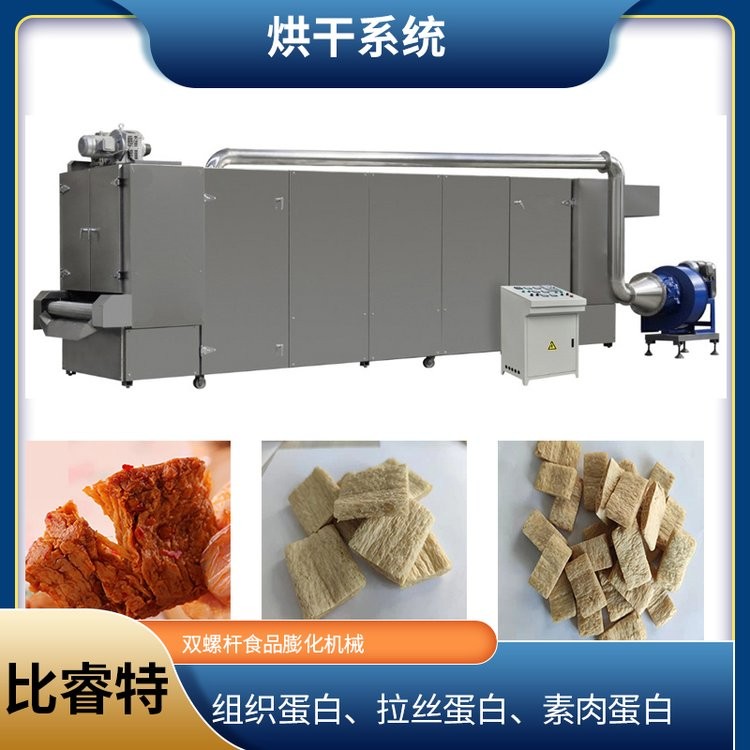组织蛋白肉加工设备 块状拉丝蛋白设备 豆制品挤压膨化机 比睿特图3