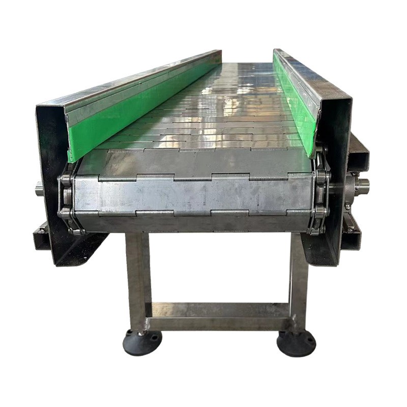 304不锈钢链板输送机爬坡链板输送设备流水线物料传送提升上料机图5