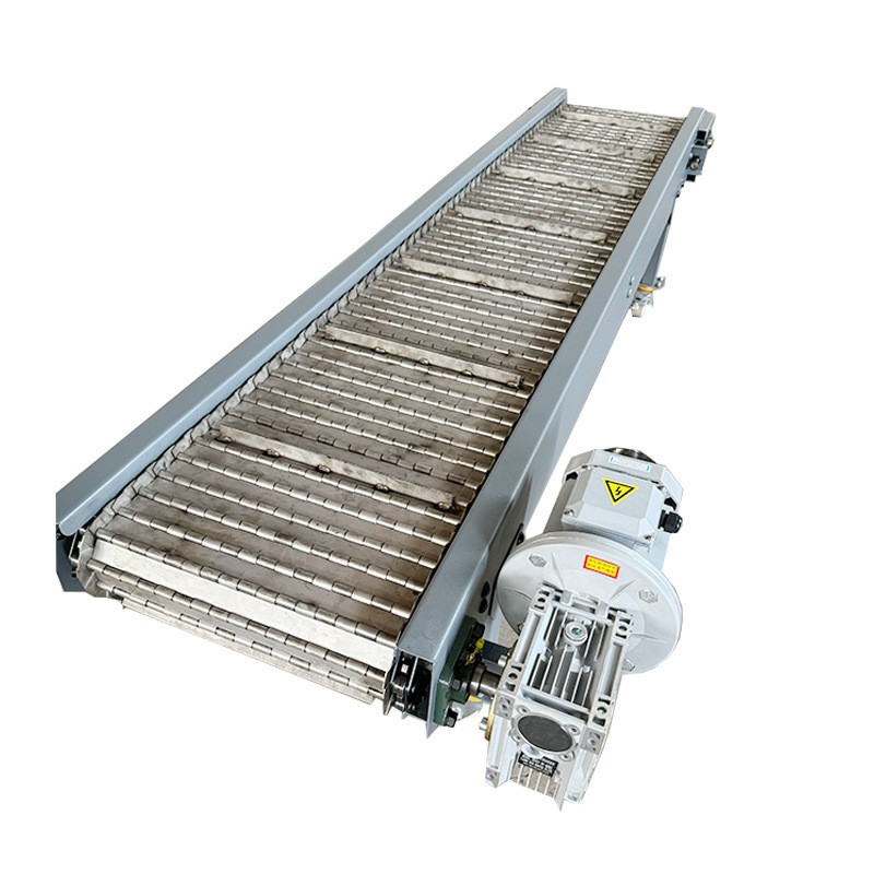 压铸链板网带输送机生产厂家食品加工冷却流水线金属链板式输送线图5