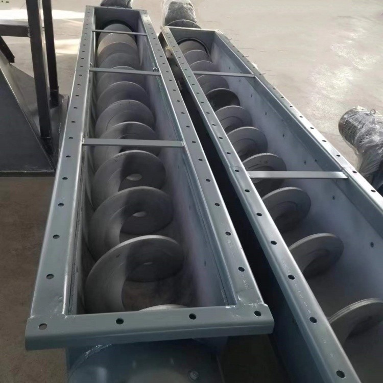 管式螺旋输送机 管无轴绞龙 不锈钢输送设备 耐磨衬板 铰刀图3