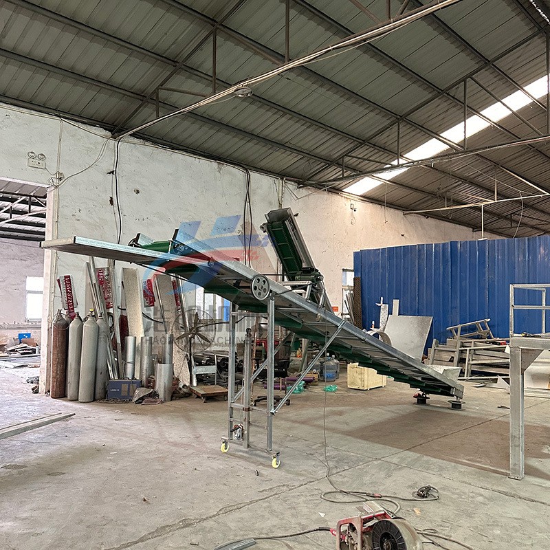 装货柜车用皮带输送机蔬菜装车神器多用途皮带上料机入库传送带图4