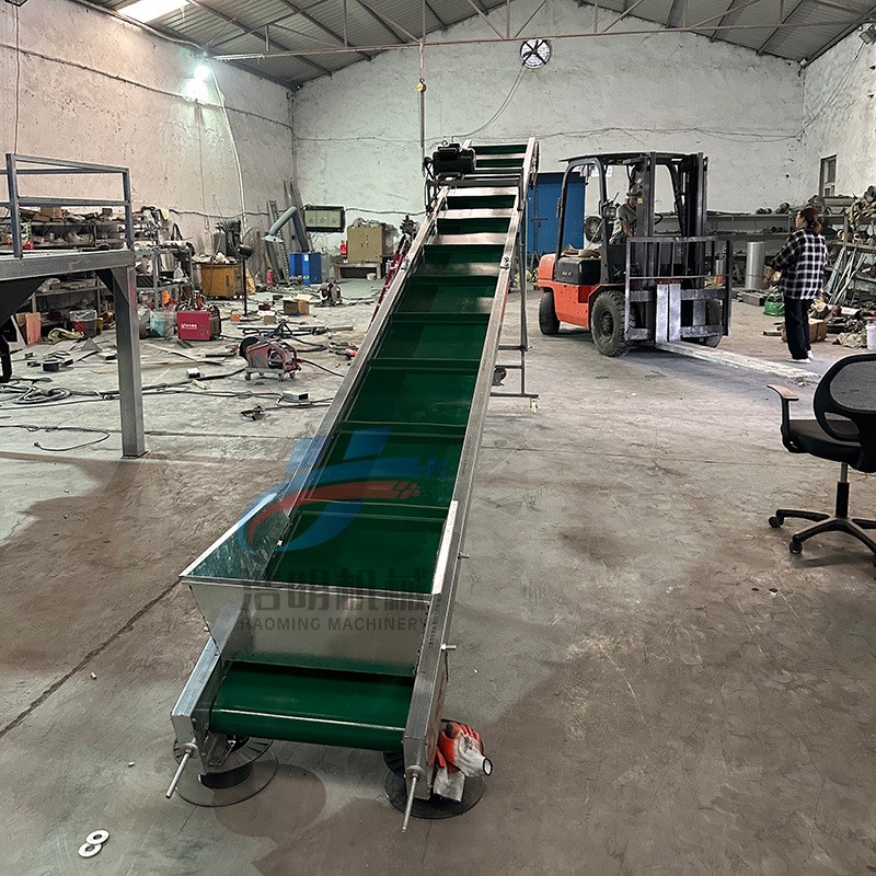 装货柜车用皮带输送机蔬菜装车神器多用途皮带上料机入库传送带图2