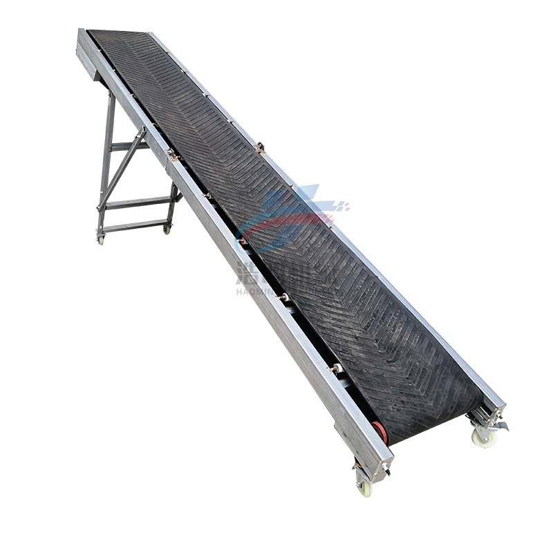 传送带小型运输机传送机轻型输送带上料机可折叠高度可调单相电机图5