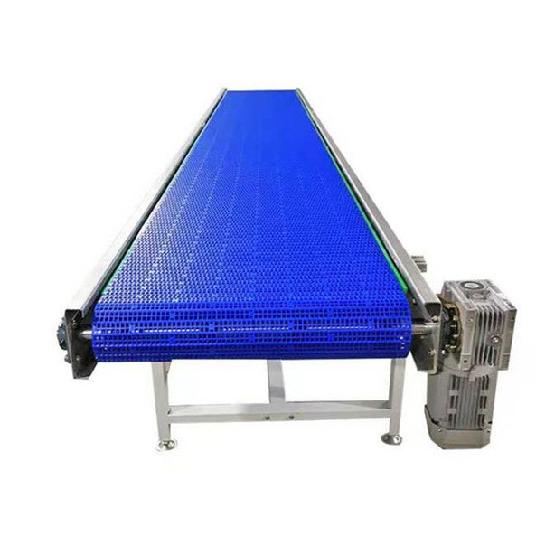 耐高温尼龙网带传送机流水线柔性塑料链板输送设备塑料链板输送机图5