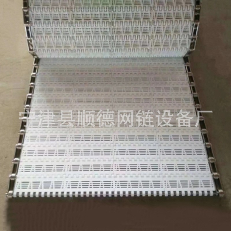 塑料链板 PP塑料输送链尼龙平顶输送链板无缝式链板工业传送链图4
