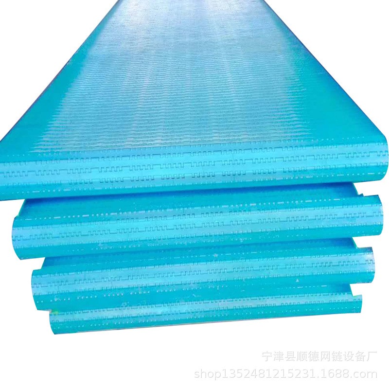 塑料链板 PP塑料输送链尼龙平顶输送链板无缝式链板工业传送链图5