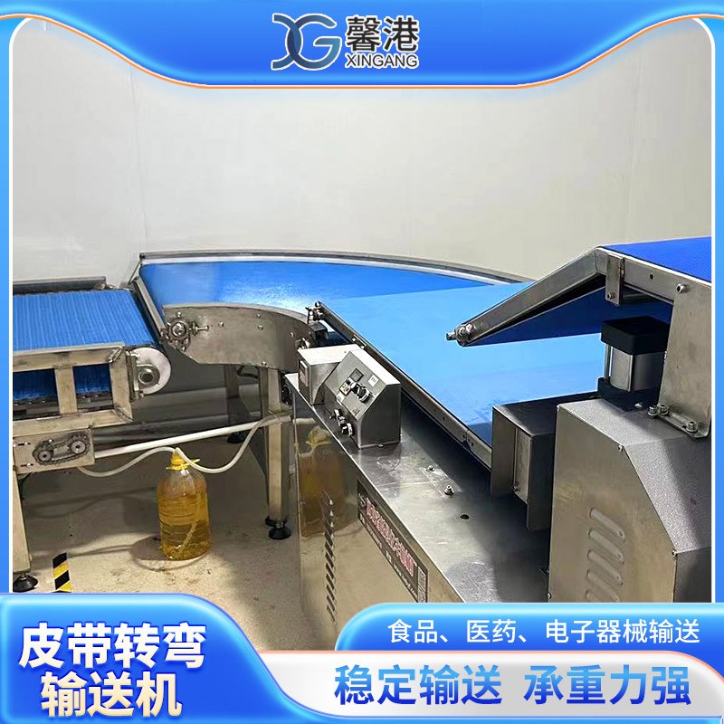 皮带转弯机环形输送机U型物流分拣生产线180度转弯输送皮带转弯机图3