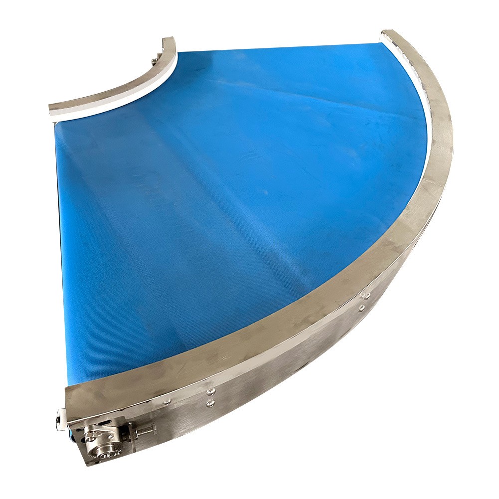 皮带转弯机环形输送机U型物流分拣生产线180度转弯输送皮带转弯机图4