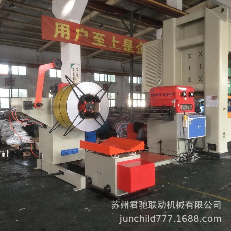 厂家用 三合一伺服送料机 冲压自动送料 NC-400大型自动化送料机图2