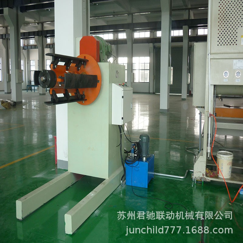 江苏厂家现货冲床送料机三合一伺服料架矫正机滚筒输送伺服送料机图4