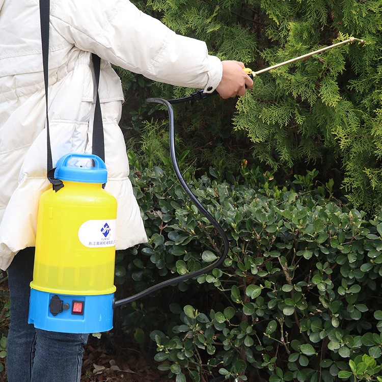 电动喷雾器气压式5L园艺花卉浇花浇水喷壶夸式电动锂电池喷壶现货图3