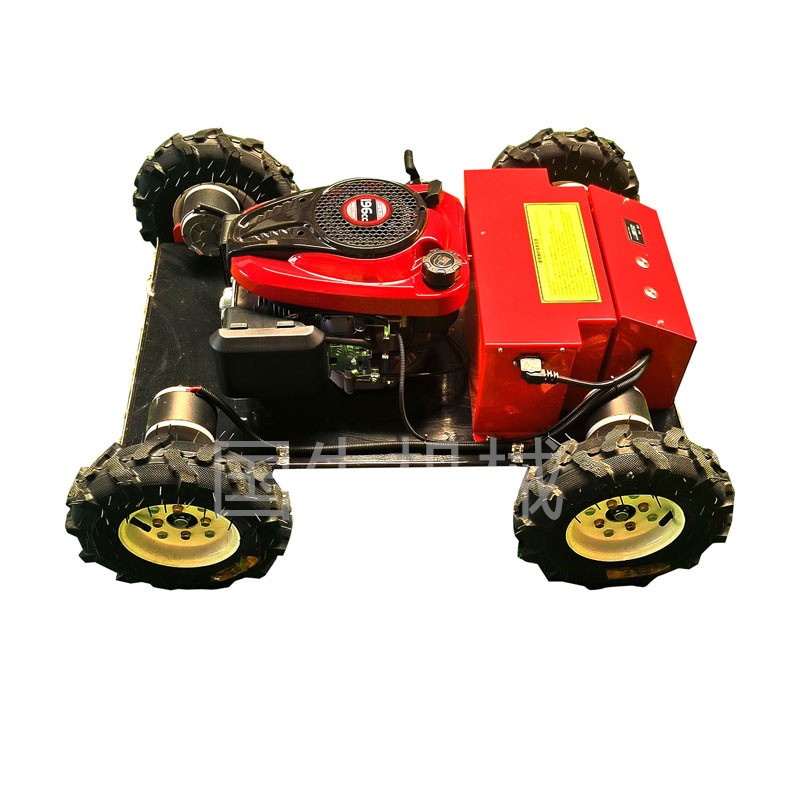 果园遥控割草机迷你四驱轮式全地形农用隆捷遥控割草机图4