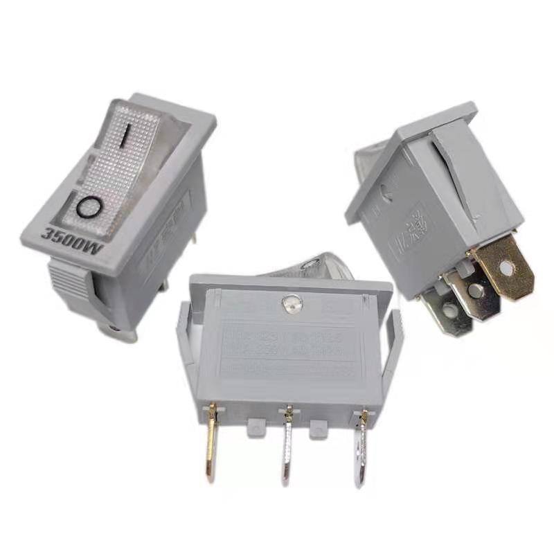 新式电锅开关按钮多功能电炒锅电热锅多星锅椭圆船型开关带灯配件图2