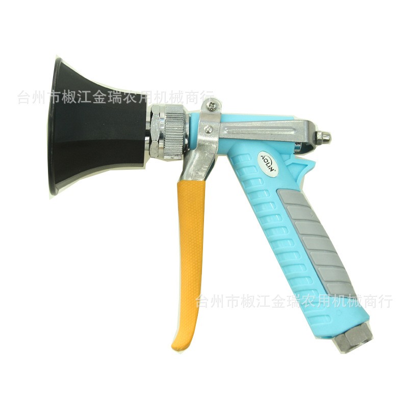 新款农用喷雾器打药机高压可调远程喷枪陶瓷喷嘴园林喷头双色长枪图3