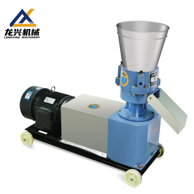 小型家用颗粒机 饲料制粒机 颗粒造粒设备 粮食谷物饲料 龙兴机械图4