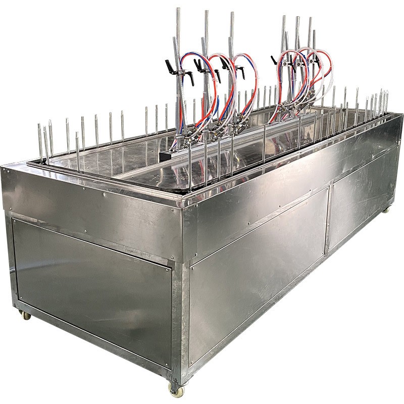 玻璃杯喷漆机 玻璃瓶自动喷涂机 中小型玻璃杯子炼变色喷漆设备图5