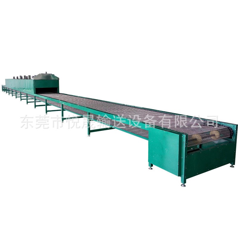 隧道炉烘干线不锈钢网带丝印油漆工业烤箱铁氟龙流水线链板输送机图5