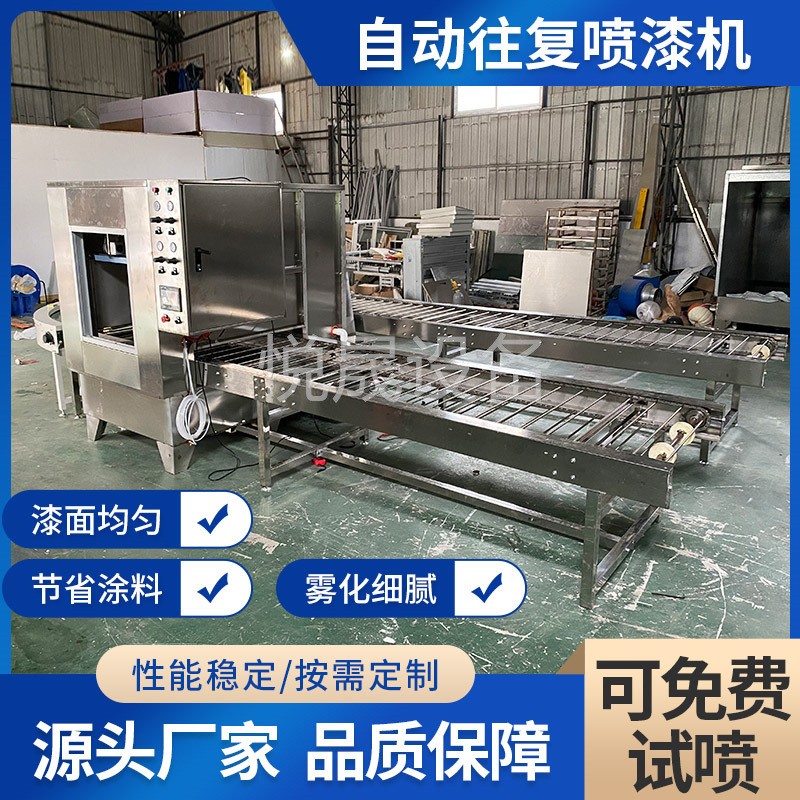 平面往复机自动往复喷漆机流水线式往复喷漆机涂装单轴平面喷油线图3