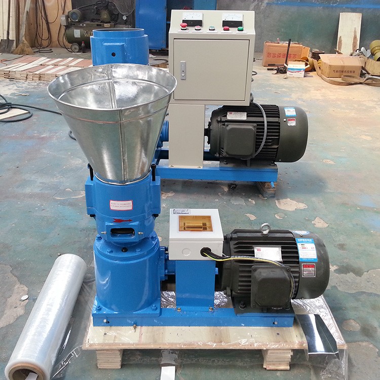 260型两相电家用饲料制粒机 平模挤压颗粒机 草料精料混合机图3