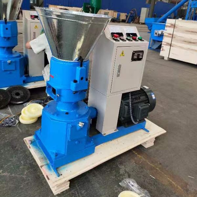 家庭式粮食玉米饲料颗粒机 平模挤压有机肥造粒机成型率高图3