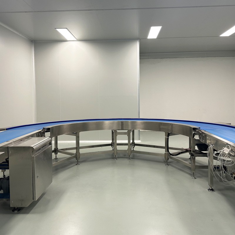 饼干流水线转弯平弯过渡辅助输送带全自动输送机饼干生产设备图2