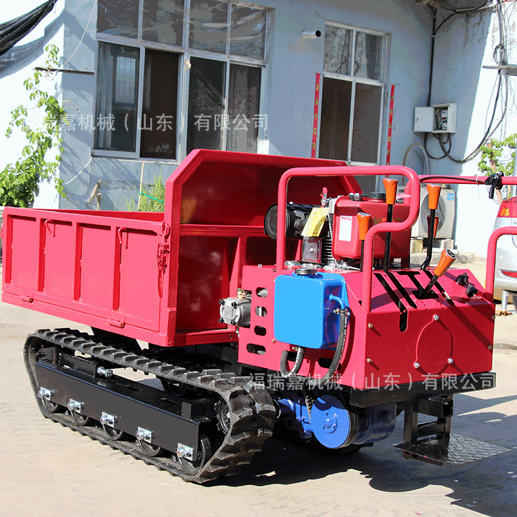 小型履带运输车随车吊粮食肥料履带运输车农用爬山虎现货供应图3