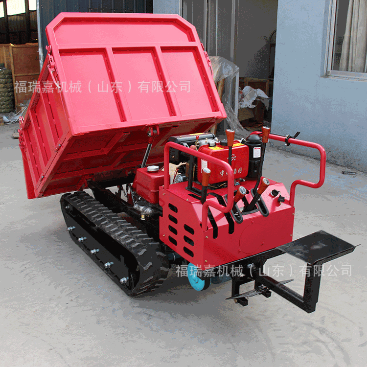 小型履带运输车随车吊粮食肥料履带运输车农用爬山虎现货供应图2