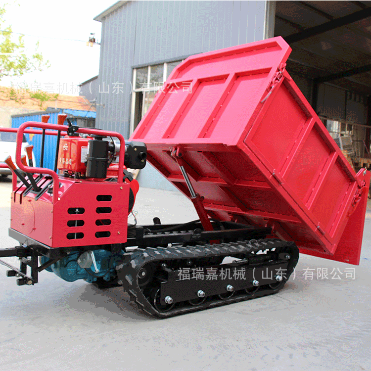 小型履带运输车随车吊粮食肥料履带运输车农用爬山虎现货供应图5