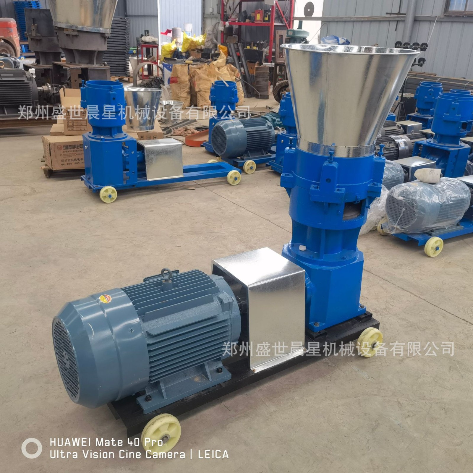 养殖饲料机鸡鸭鱼兔子用平模造料机 家用型颗粒饲料机图3