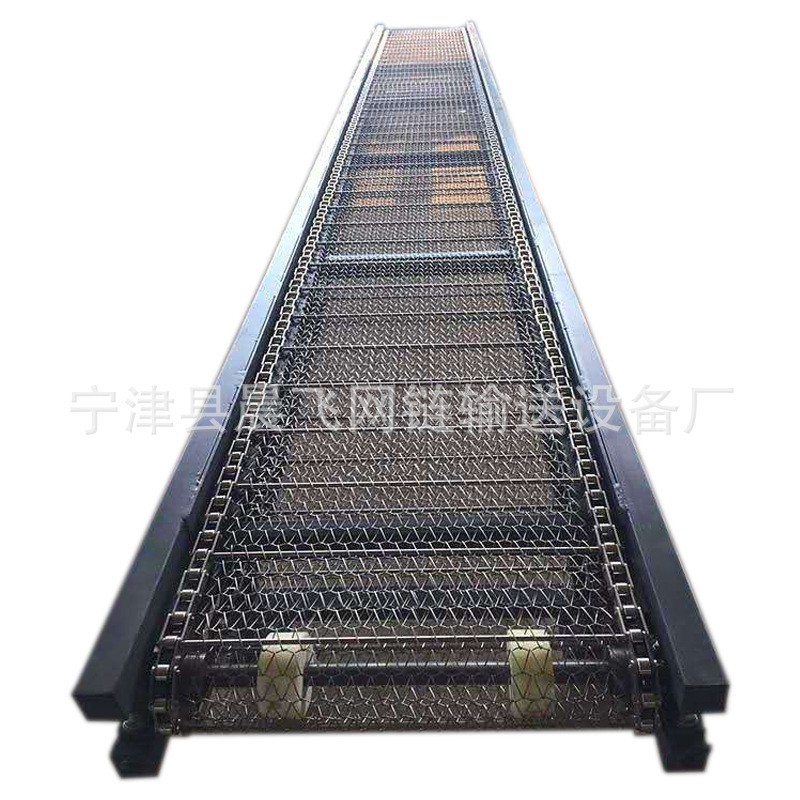 不锈钢网带输送机海鲜传送提升机果蔬食品流水线输送带网带输送机图5