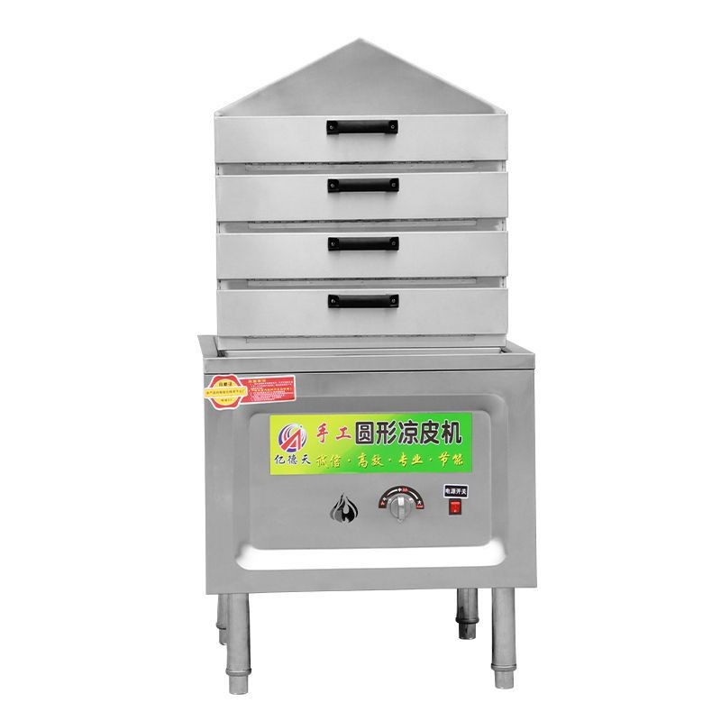 蒸凉皮机器手工凉皮蒸箱蒸汽式多层凉皮蒸箱烙面皮机厂家图5