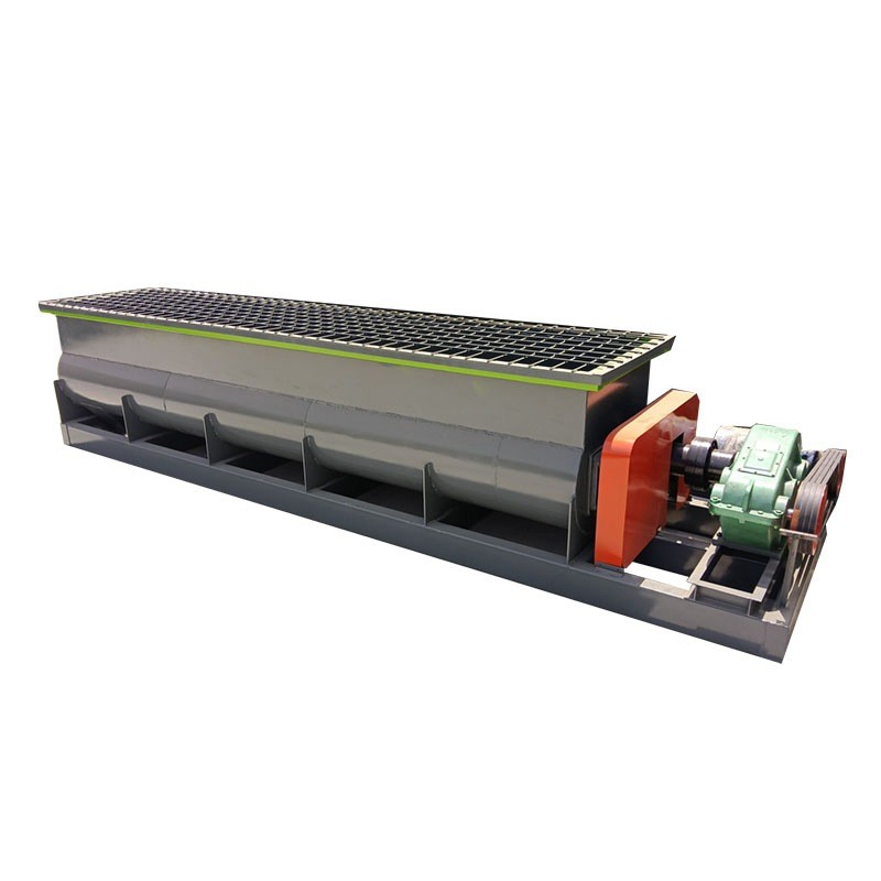 双轴搅拌机 禽畜粪便颗粒有机肥生产线粉体混合设备 肥料加工设备图4