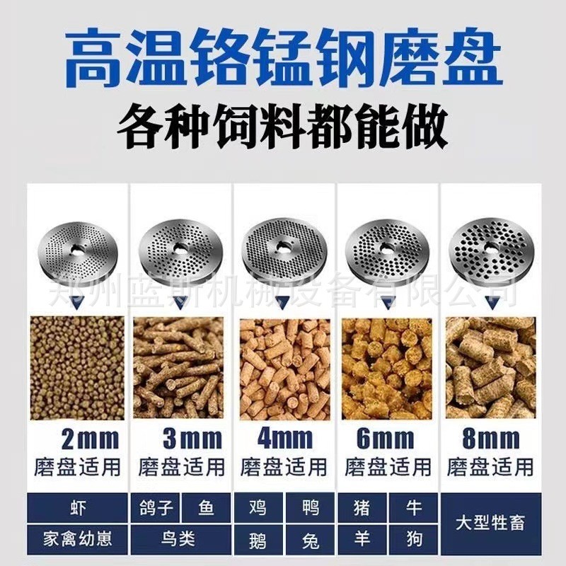 260型滚筒饲料颗粒机 中型养殖厂适用制粒机 鸡鸭鱼鹅猪牛羊饲料图2