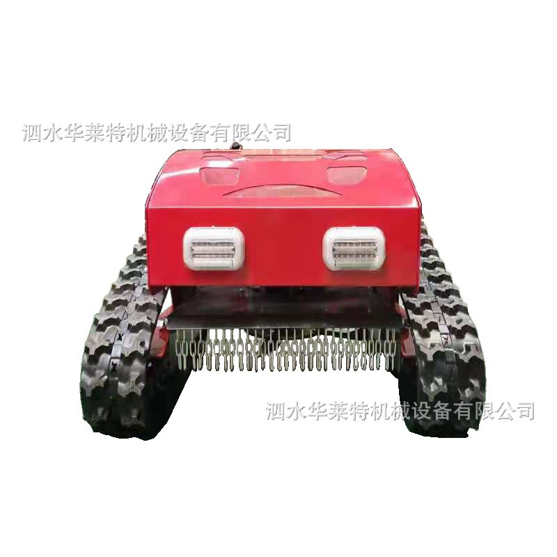 小型遥控割草机 履带式自行走山坡河道杂草除草机出口果园割草机图3