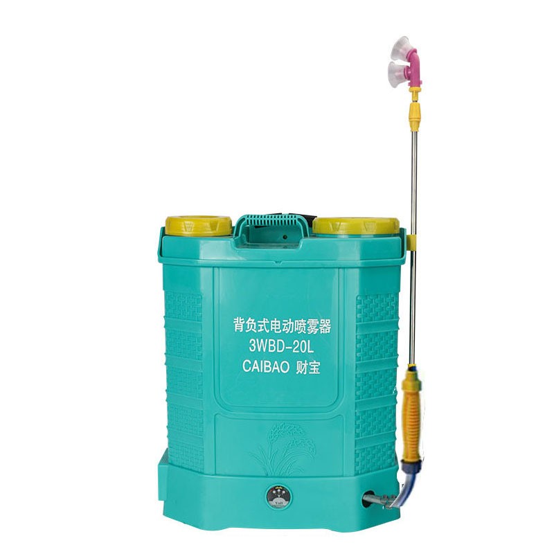 新款背负式电动喷雾器双核水泵喷雾器12V消毒喷雾机电动打药机图5