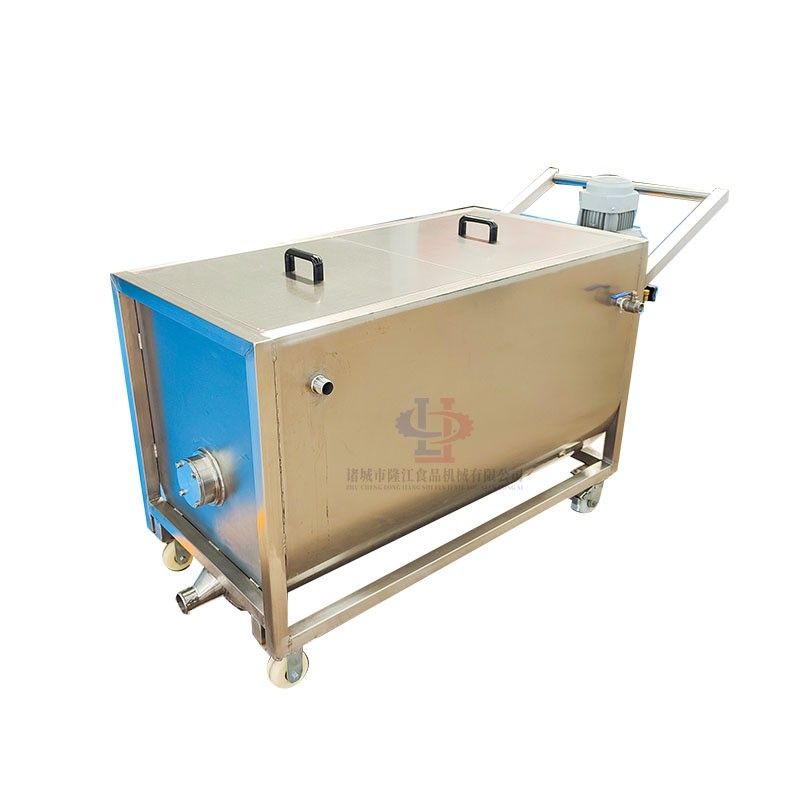 火锅底料搅拌料车商用酱料周转车不锈钢冷却加热转运物料车全自动图5