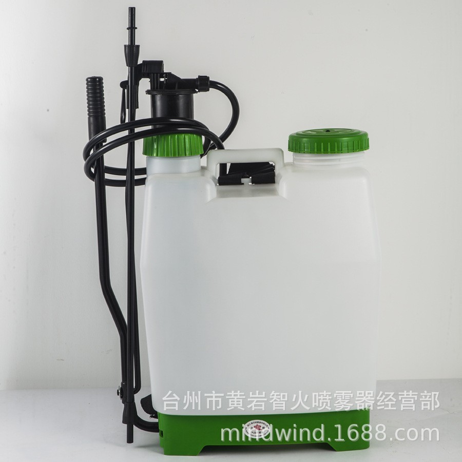 濛花16L背负式手动气压农用果树打农药消毒园林园艺喷雾器图4
