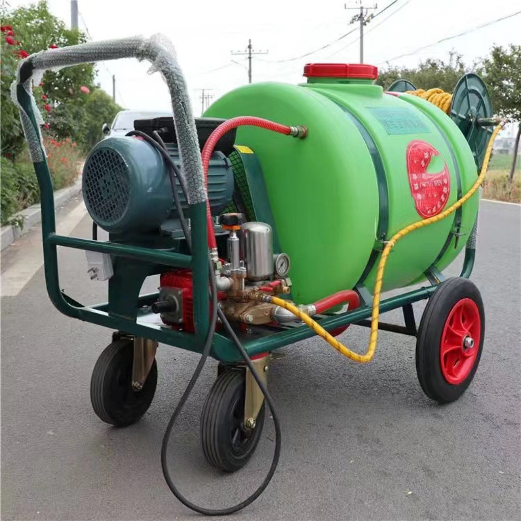 小型果园果树喷雾机 手推式高压拉管喷雾器 多功能打药机图4