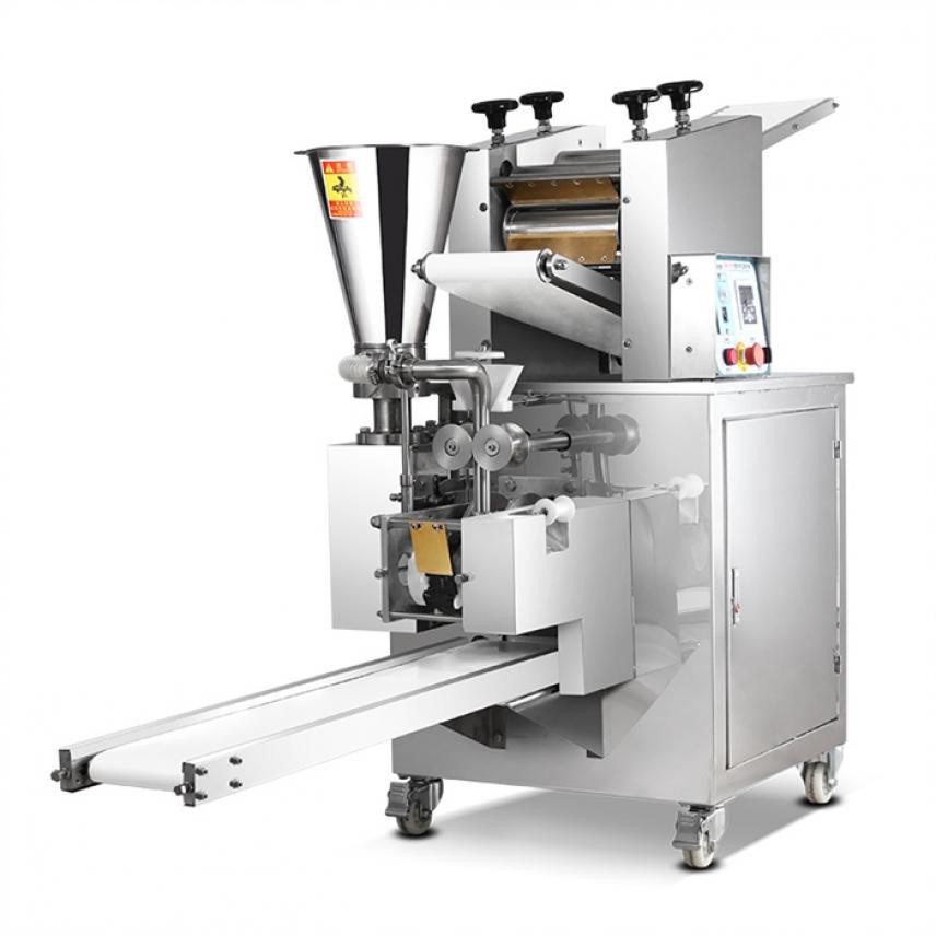 厂家直供商用速冻饺子机 多功能不锈钢仿手工水饺机图5