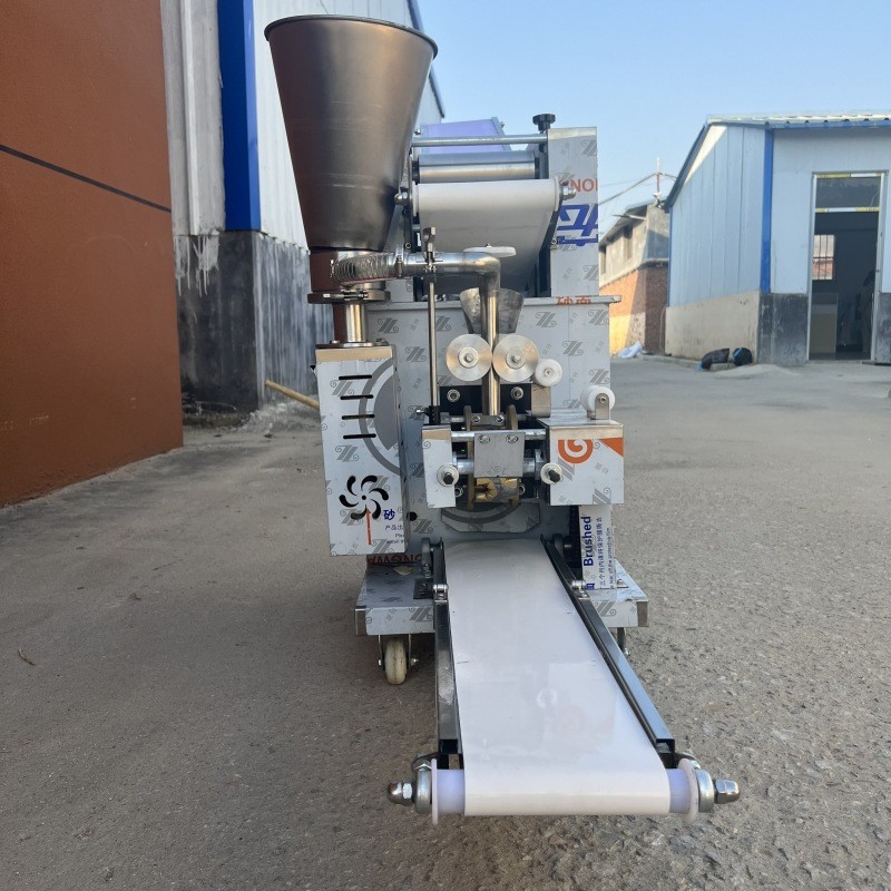 厂家直供商用速冻饺子机 多功能不锈钢仿手工水饺机图4