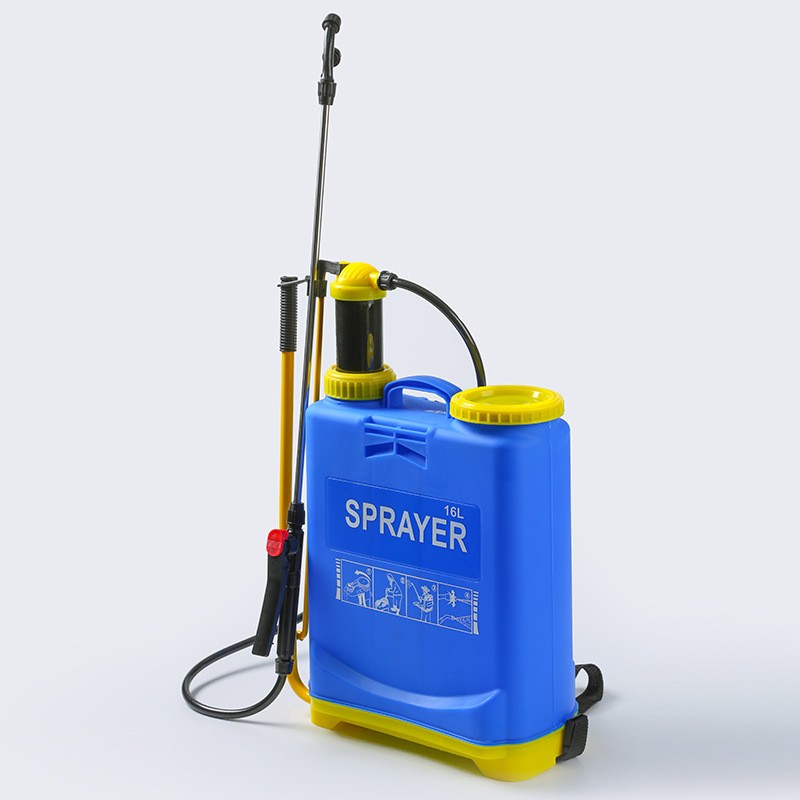 外贸手动喷雾器批发农用菜园果园16L背负式打药桶消毒农药打药机图2