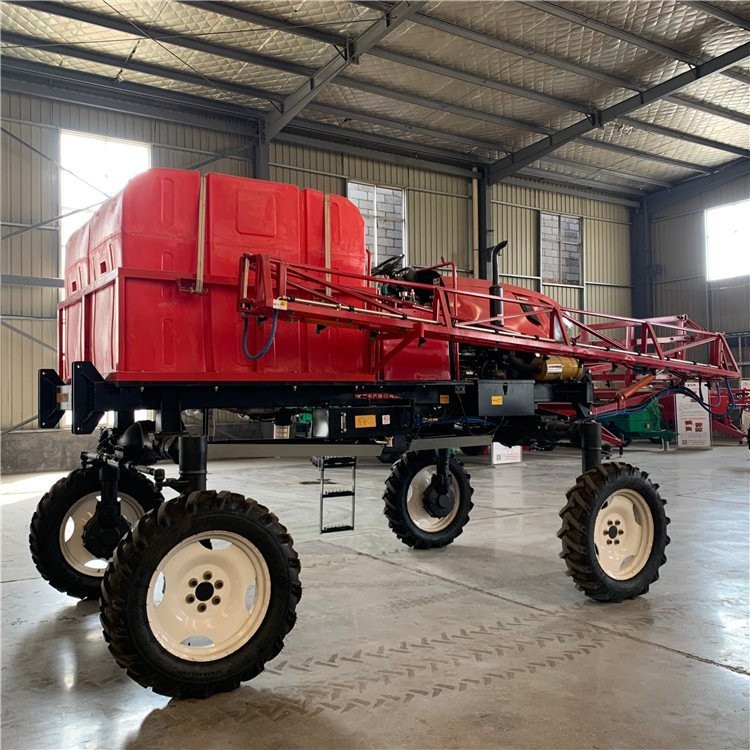 高作物全自动打药机 高架四轮喷药机 自走式农田喷雾机图2