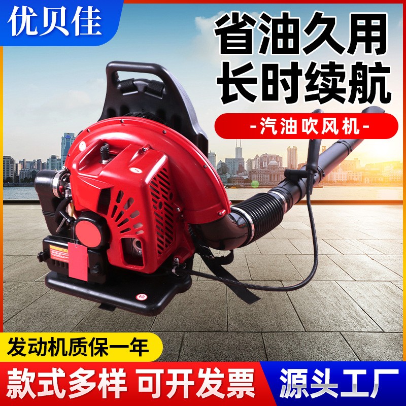 背负式风冷二冲程大棚吹雪机路面沙子灰尘清扫汽油吹风机风力灭火图3