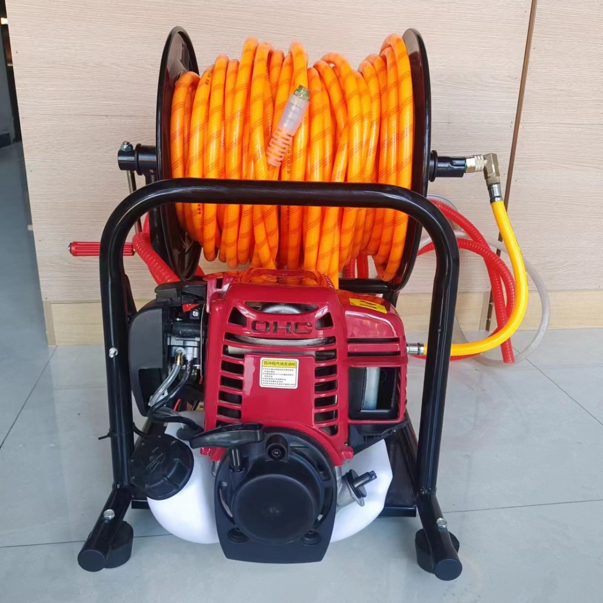 手提汽油打药机四冲程铜泵农用园林果树喷雾器消毒喷药小型喷洒机图2