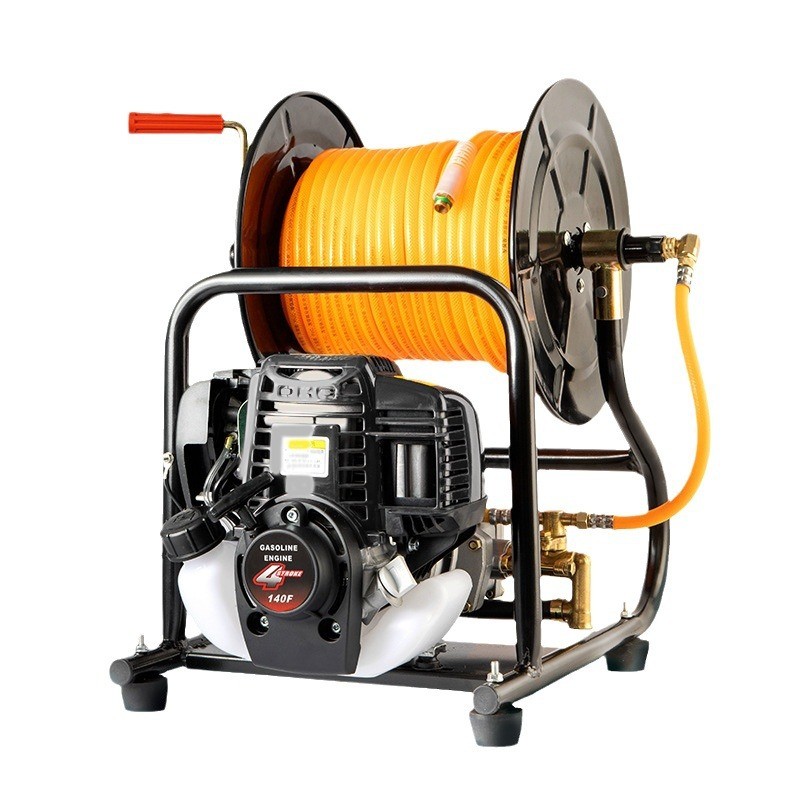 手提汽油打药机四冲程铜泵农用园林果树喷雾器消毒喷药小型喷洒机图5