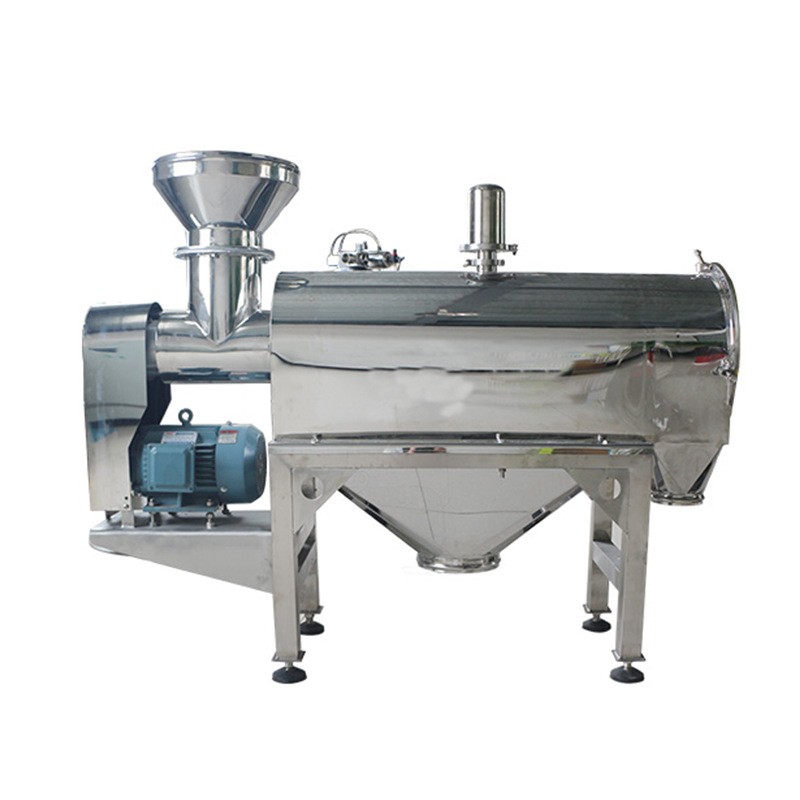 直供不锈钢卧式离心筛粉机轻质细粉末除杂小型卧式气流筛图4