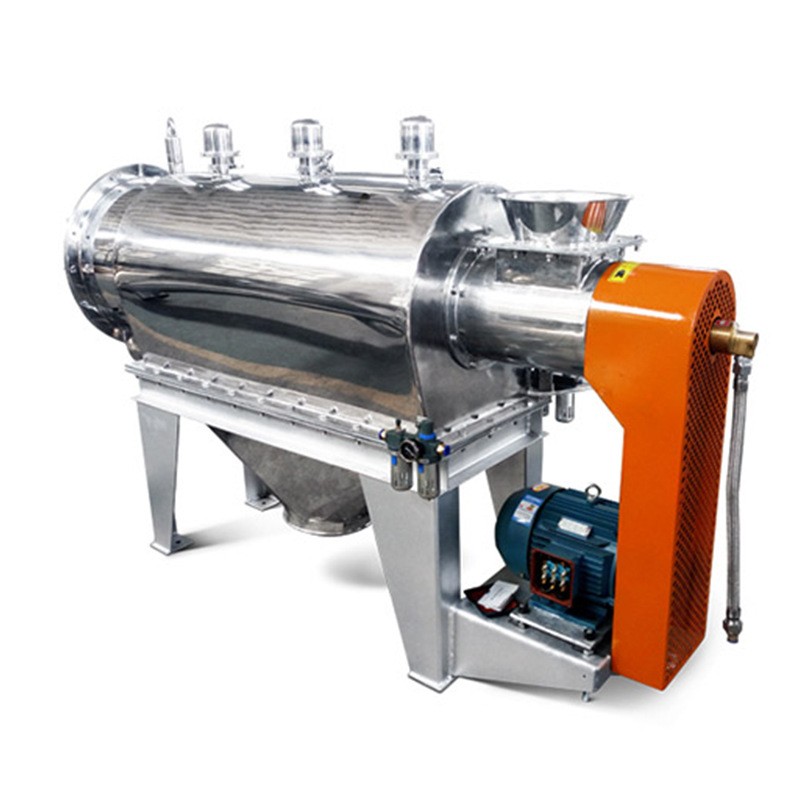 直供不锈钢卧式离心筛粉机轻质细粉末除杂小型卧式气流筛图5