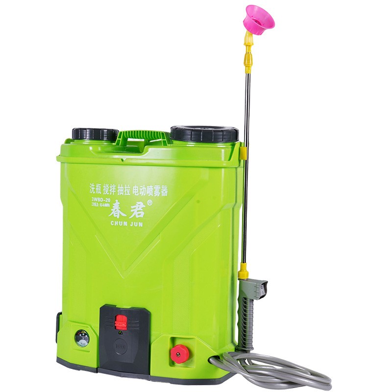 新款洗瓶器搅拌电动喷雾器高压背负式农药喷洒剂新式锂电池打药机图5