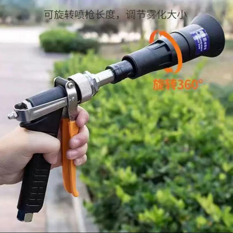 农用高压泵打药机喷雾器水枪可调节雾化防风澳林陶瓷嘴板式手压枪图3