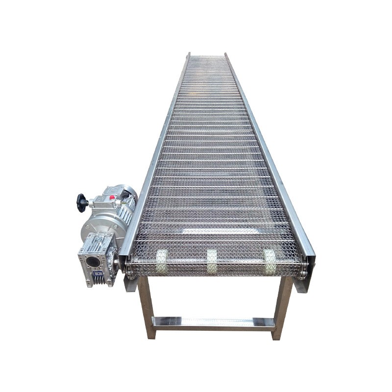 网带输送机不锈钢网链输送传送带多层食品海鲜水果网带输送机图5